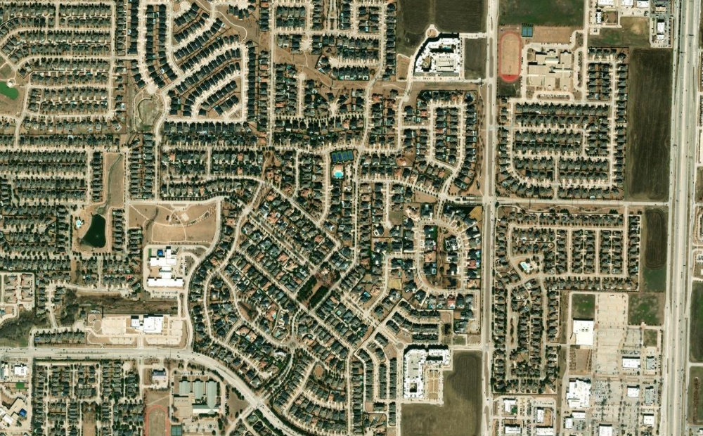 Newman Village aerial