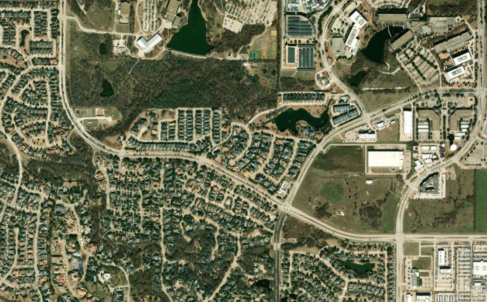 Normandy Estates, Shoal Creek, Kings Ridge aerial